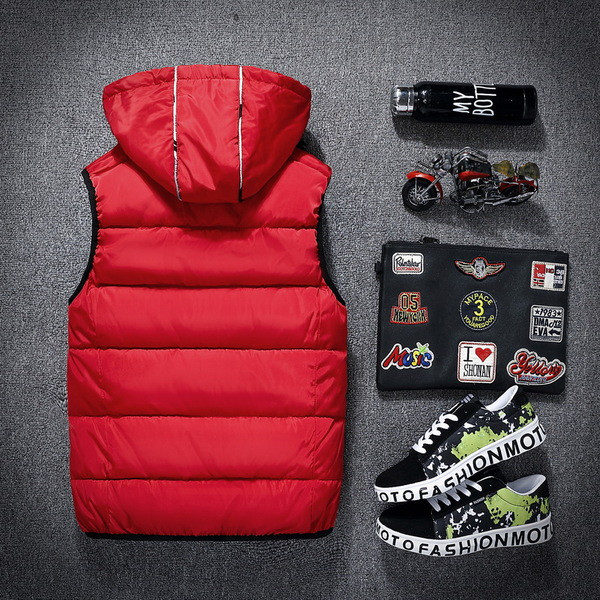 Vestă modernă pentru bărbați cu fermoar în șapte culori