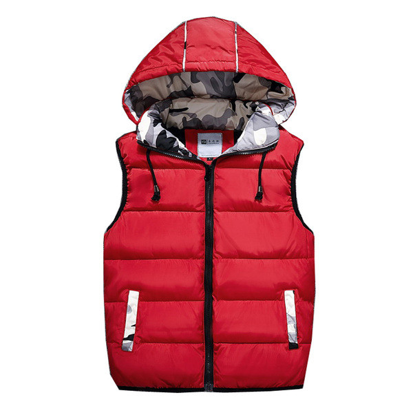 Vestă modernă pentru bărbați cu fermoar în șapte culori