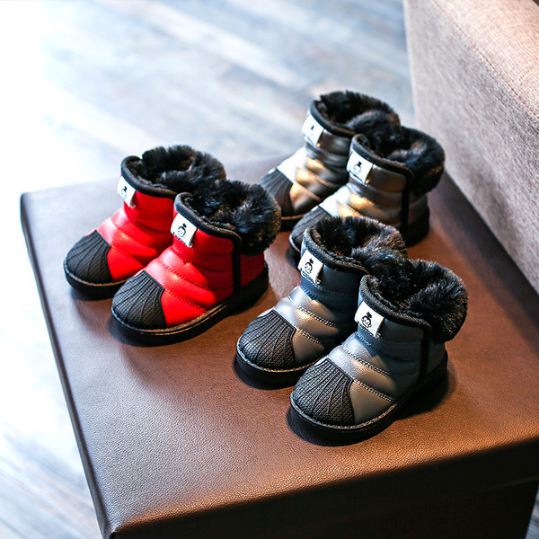 Ζεστές παιδικές μπότες  κατάλληλες για κορίτσια και αγόρια - τρία χρώματα