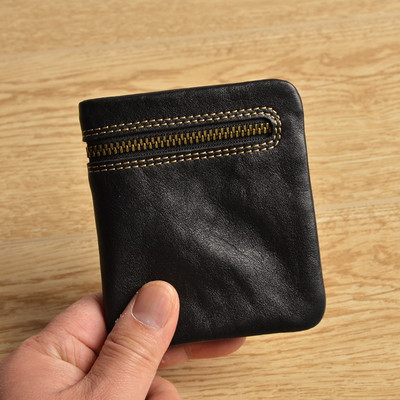 Άνετο δερμάτινο πορτοφόλι σε δύο χρώματα