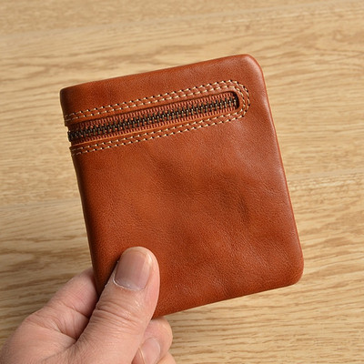 Άνετο δερμάτινο πορτοφόλι σε δύο χρώματα