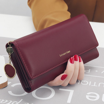 Elegant women`s wallet in five colors