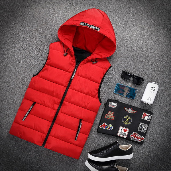 Vestă pentru bărbați cu glugă potrivită pentru utilizarea de zi cu zi în cinci culori