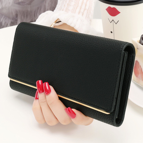 Portofel elegant de dama in doua culori