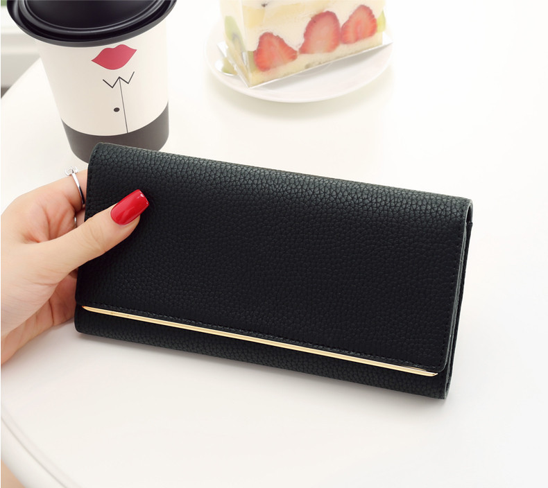 Portofel elegant de dama in doua culori