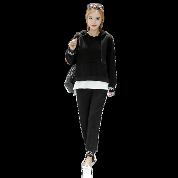 Γυναικεία αθλητικά σετ με μαύρες επιγραφές