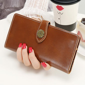 Δερμάτινο γυναικείο πορτοφόλι σε διάφορα χρώματα