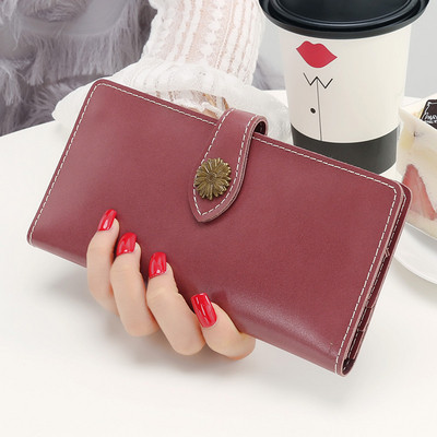 Δερμάτινο γυναικείο πορτοφόλι σε διάφορα χρώματα