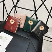 Portofel de dama in mai multe culori cu motiv floral