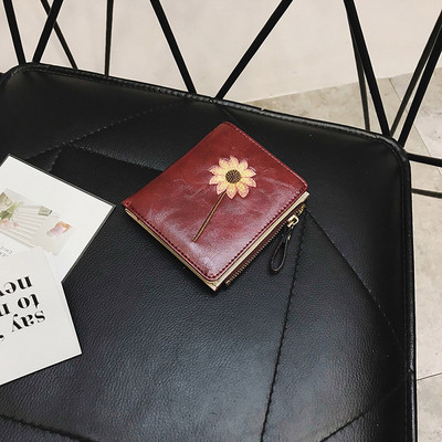 Portofel de dama in mai multe culori cu motiv floral