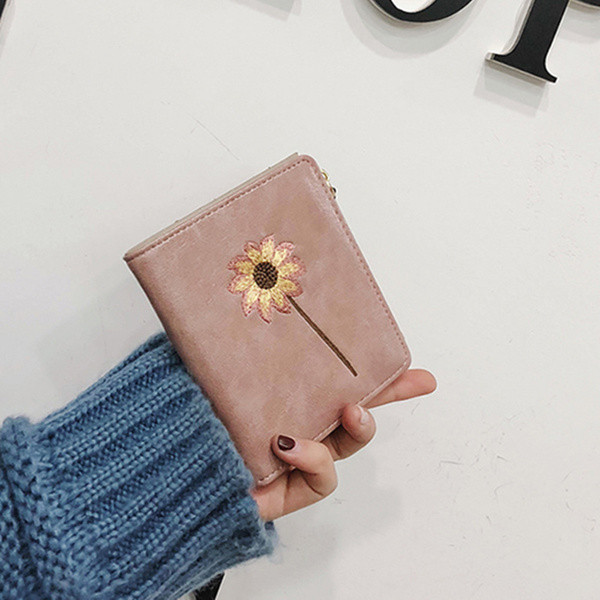 Portofel de dama in mai multe culori cu motiv floral