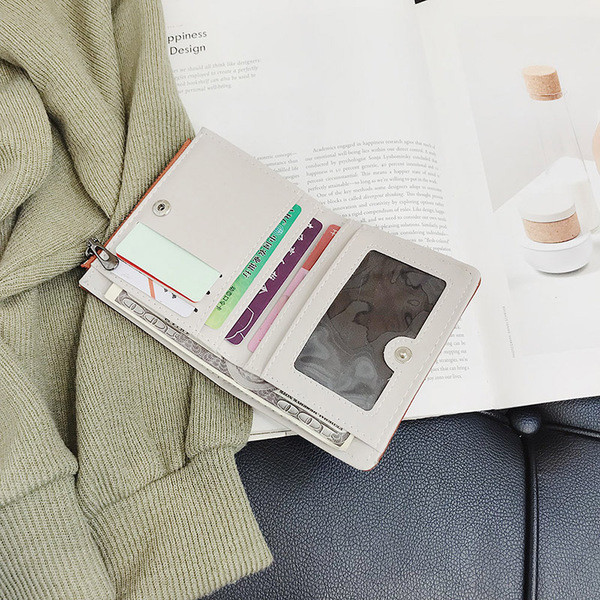 Portofel de dama in cinci culori cu motiv floral