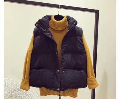 Μοντέρνο γυναικείο γιλέκο με μαλακό κάλυμμα σε διάφορα χρώματα