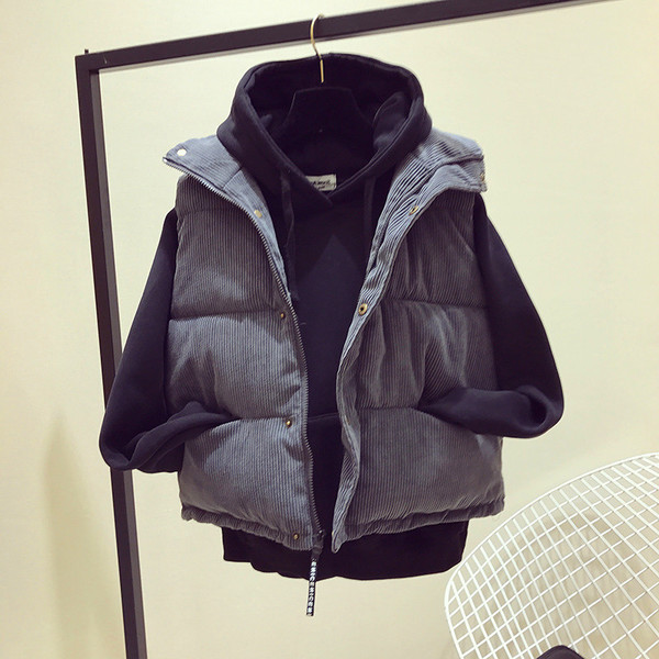 Μοντέρνο γυναικείο γιλέκο με μαλακό κάλυμμα σε διάφορα χρώματα