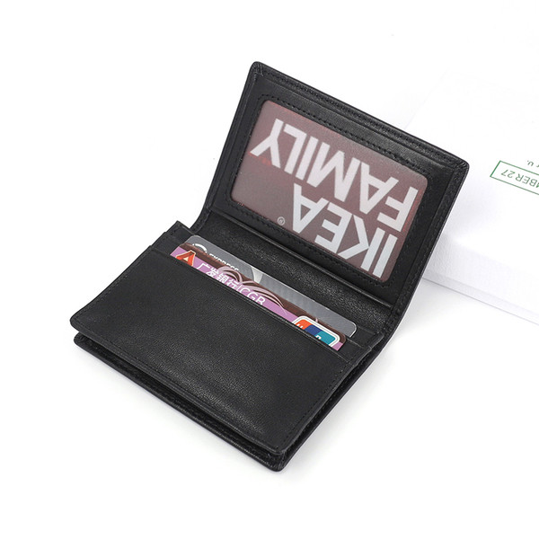 Кожен мъжки портфейл в черен цвят