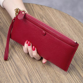 Γυναικείο πορτοφόλι σε διάφορα χρώματα από οικολογικό δέρμα