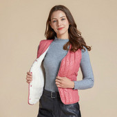 Μοντέρνο γυναικείο γιλέκο με απαλή επένδυση σε διάφορα χρώματα