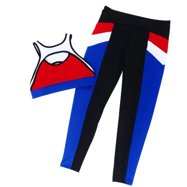 Χρωματιστό σπορ σύνολο από δύο μέρη