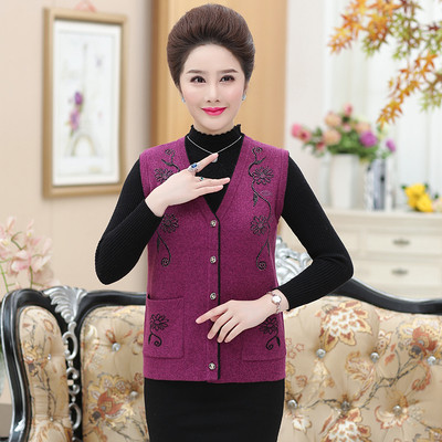 Κομψό γυναικείο γιλέκο με φυτικά μοτίβα σε διάφορα χρώματα