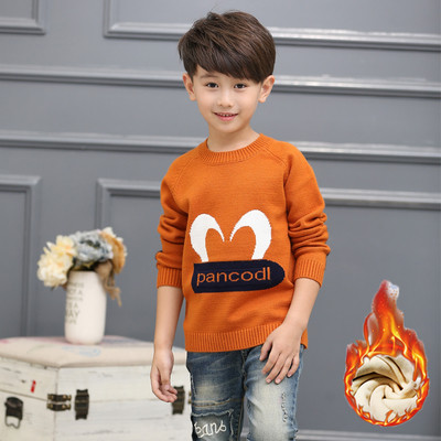 Παιδική μακρυμάνικη μπλούζα με απαλή επένδυση σε διάφορα χρώματα