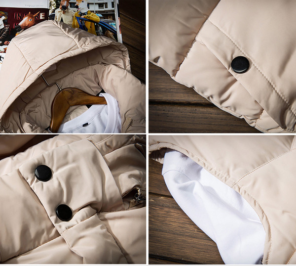 Vestă modernă pentru bărbați cu glugă în patru culori