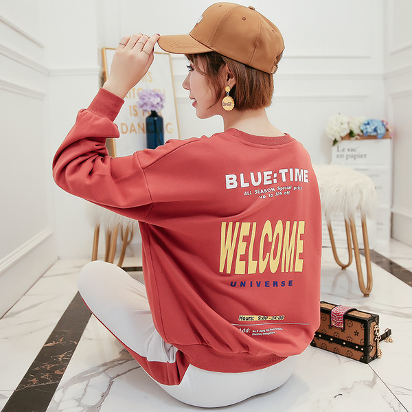 Γυναικεία αθλητικά-casual σετ με δίχρωμη εκτύπωση