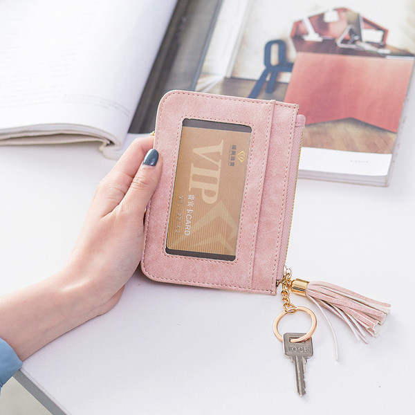 Portofel mic de dama din piele ecologica in mai multe culori