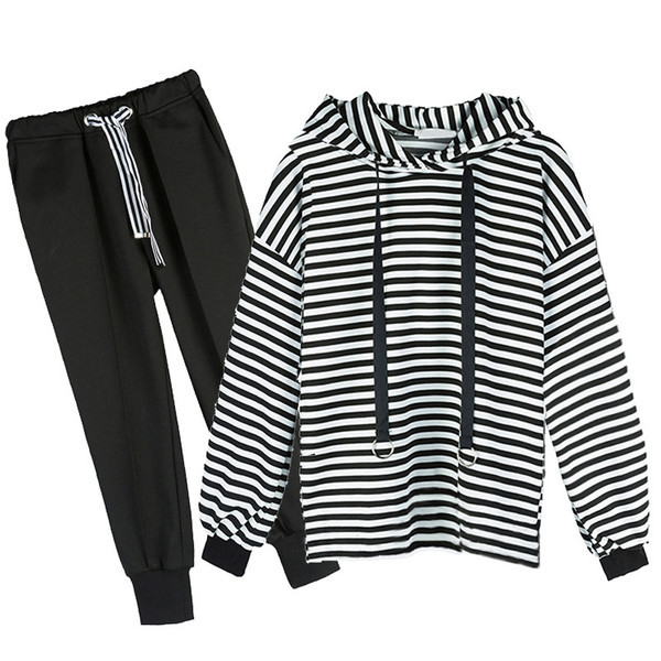 Αθλητικά-casual γυναικεία σετ σε δύο χρώματα