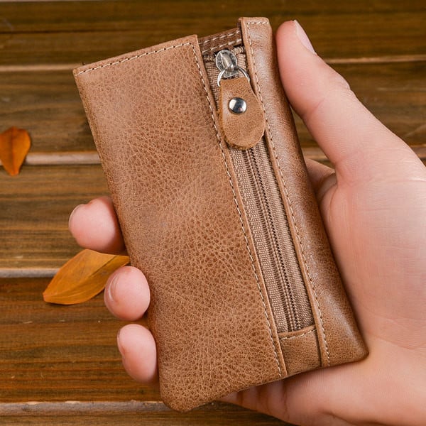 Portofel mic pentru barbati din piele ecologica in mai multe culori