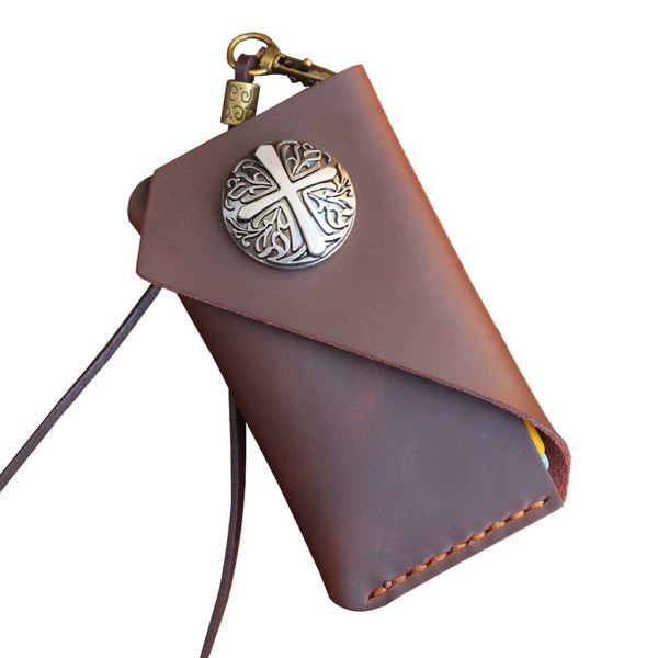 Portofel casual barbatesc din piele ecologica in doua culori