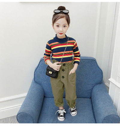 Детски модерен комплект - блуза с качулка и панталон в няколко модела