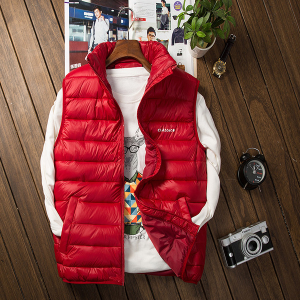 Καθημερινό  ανδρικό γιλέκο με φερμουάρ 