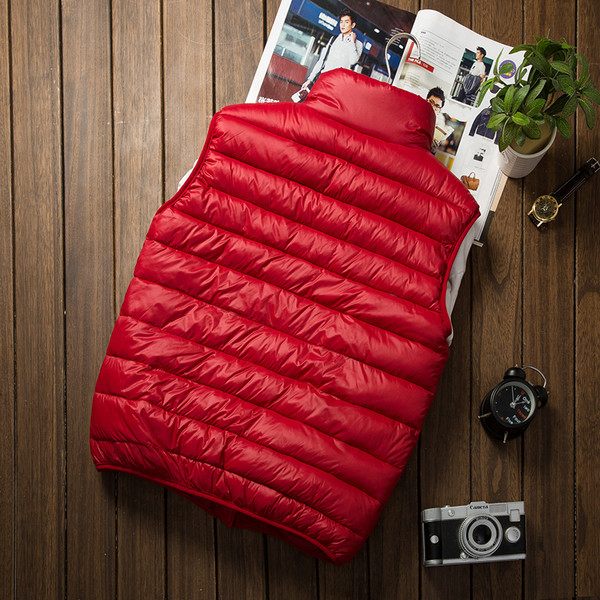 Καθημερινό  ανδρικό γιλέκο με φερμουάρ 