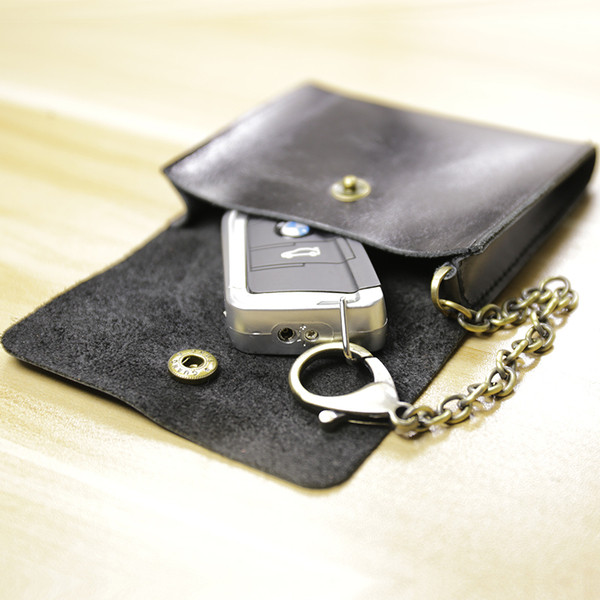 Малък мъжки портфейл за ключове в два цвята