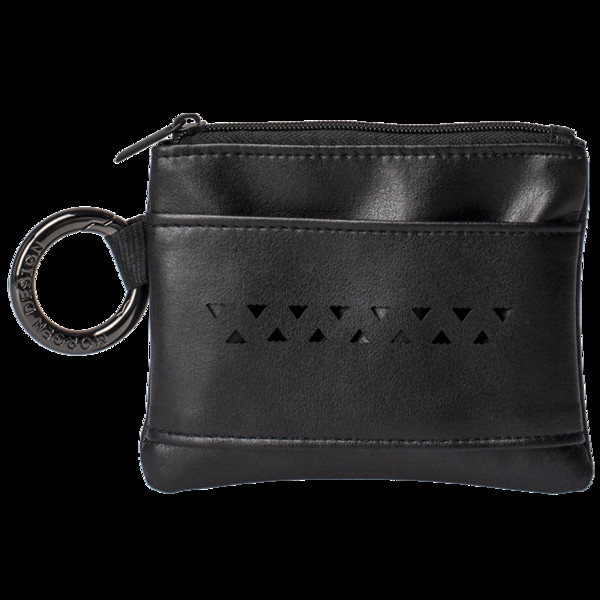 Portofel casual barbatesc din piele ecologica de culoare neagra