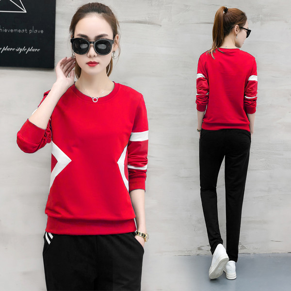 Αθλητικό γυναικείο σετ  διάφορα χρώματα - Λεπτό μοντέλο