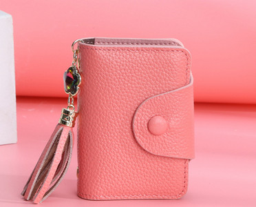 Γυναικείο χαρτοφυλάκιο εγγράφων σε διάφορα χρώματα με φούντα