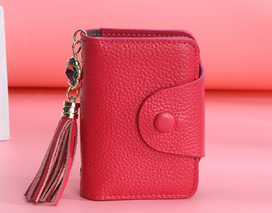 Γυναικείο χαρτοφυλάκιο εγγράφων σε διάφορα χρώματα με φούντα