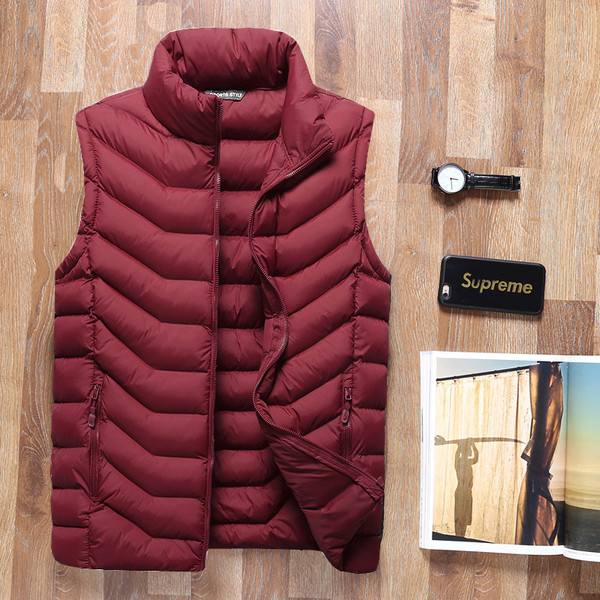 Мъжки елек с висока яка в няколко цвята