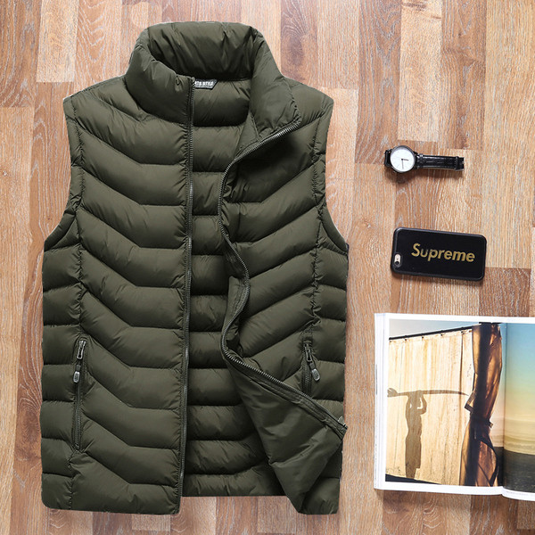 Мъжки елек с висока яка в няколко цвята