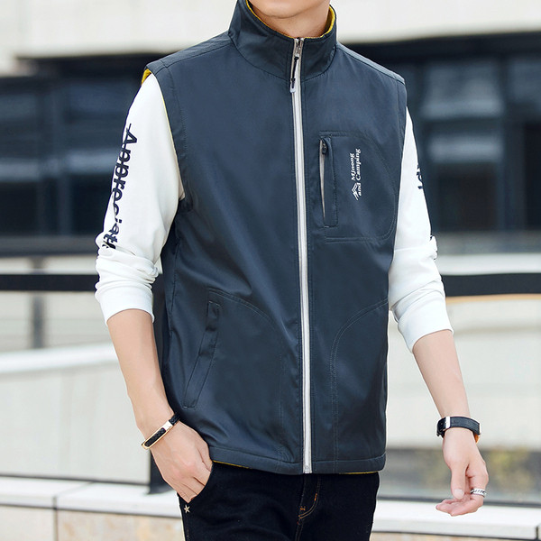 Vesta pentru barbati cu doua fete in mai multe culori