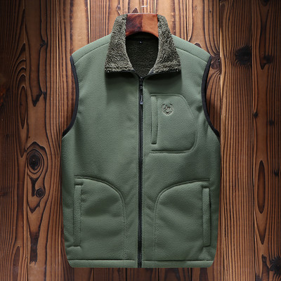 Ανδρικό γιλέκο με μαλακή επένδυση και τσέπες