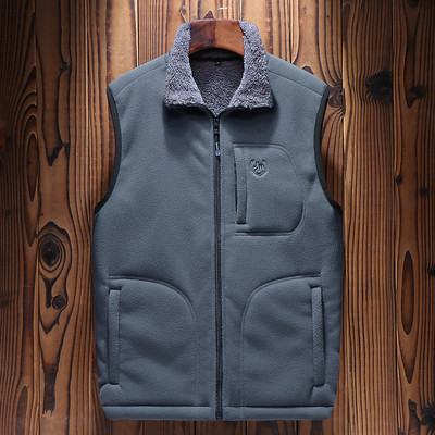 Ανδρικό γιλέκο με μαλακή επένδυση και τσέπες