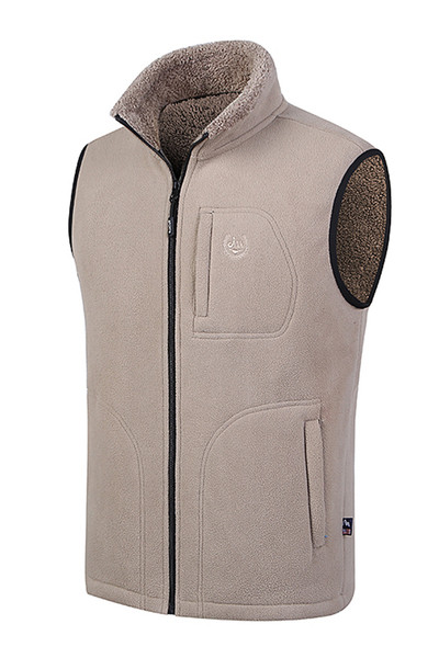 Ανδρικό γιλέκο με μαλακή επένδυση και τσέπες