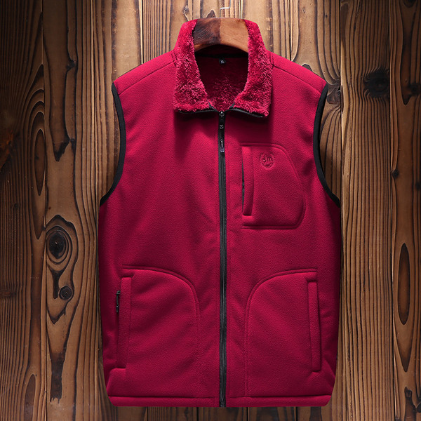 Ανδρικό γιλέκο με μαλακή επένδυση και τσέπες