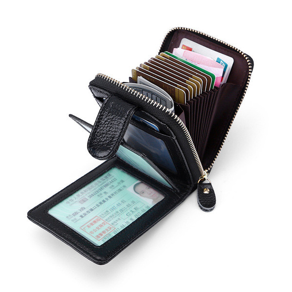 Ежедневен мъжки портфейл от еко кожа в три цвята