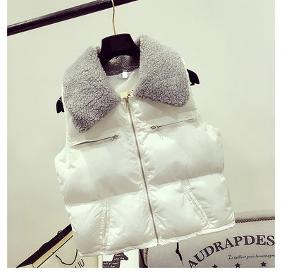 Κομψό γυναικείο γιλέκο με μαλακό γιακά σε τέσσερα χρώματα