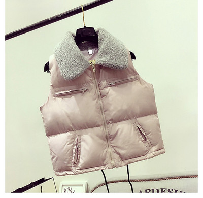 Κομψό γυναικείο γιλέκο με μαλακό γιακά σε τέσσερα χρώματα