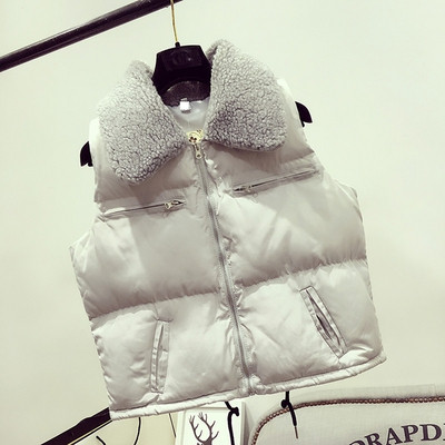 Κομψό γυναικείο γιλέκο με μαλακό γιακά σε τέσσερα χρώματα