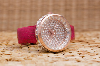 Дамски часовник Prance Crystals, Естествена кожа